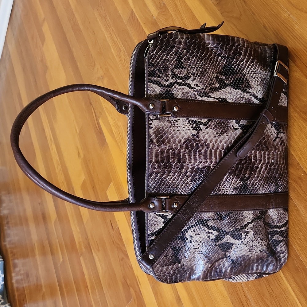 Snake Skin Laptop Cross Body